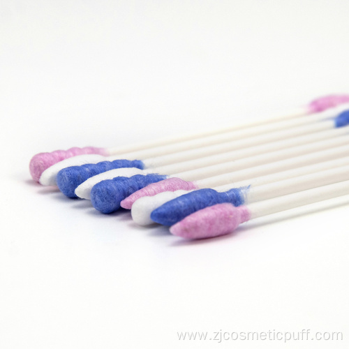 Most Popular Bamboo Stick Cotton Buds Colorful Tip